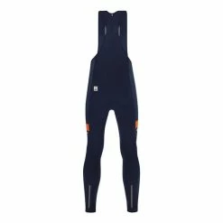 Santini Ares EMax Limited Edition Bib Tights Navy Blue Orange -Bikes Shop st de1190maxares ntar 003