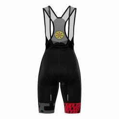Santini La Fléche Wallone Bib Shorts Black Red Women -Bikes Shop st re1065gil22fwhuy 003