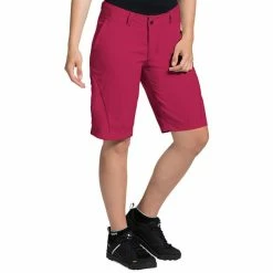Vaude Ledro Shorts Red Pink Women -Bikes Shop vu 41434 977 003
