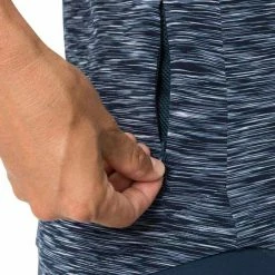 Vaude Altissimo Short Sleeve Jersey Dark Blue Orange Women -Bikes Shop vu 41920 179 006