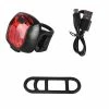 Mickcara Xanes 5-modes 180° Widen Lighting Mini Led Bicycle Tail Light Usb Rechargeable Bike Rear Lamp Safety Warning Night Lante