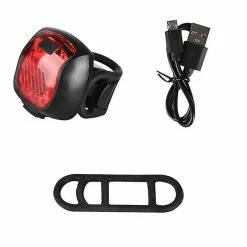 Mickcara Xanes 5-modes 180° Widen Lighting Mini Led Bicycle Tail Light Usb Rechargeable Bike Rear Lamp Safety Warning Night Lante
