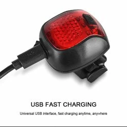 Mickcara Xanes 5-modes 180° Widen Lighting Mini Led Bicycle Tail Light Usb Rechargeable Bike Rear Lamp Safety Warning Night Lante -Bikes Shop 146045383 max
