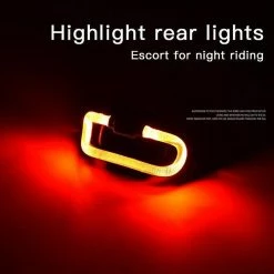 Mickcara 200 Meters Safety Warning Light Cycling Parts Bike Light 2020 New Creative Waterproof Outdoor Endless Runway Cycling Taillight -Bikes Shop 146045403 max 1