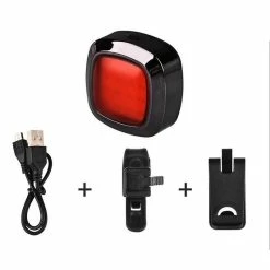 Mickcara 5 Modes Smart Brake Sensor Bicycle Led Taillight Bike Rear Night Light Lantern Bicycle Lights Bicycle Accessories -Bikes Shop 146045561 max