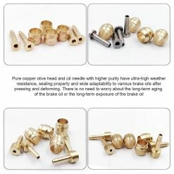 Mickcara Bike Hydraulic Disc Brake Hose Mtb Bicycle Oil Tube Pipe Olive Insert Barb Kit Biking Portable dustproof Cycling Parts -Bikes Shop 146111939 max