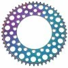 Unbranded 53 Tooth Colorfful Folding Bike 56t/54t/53t Chainring Road Bike Negative Teeth Single Chainring Az19941