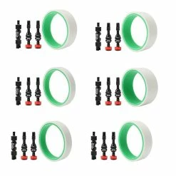 Mickcara Muqzi Mtb Road Bike Tubeless Rim Tape With 40mm Presta Valve And Valve Tool Cycling Kit