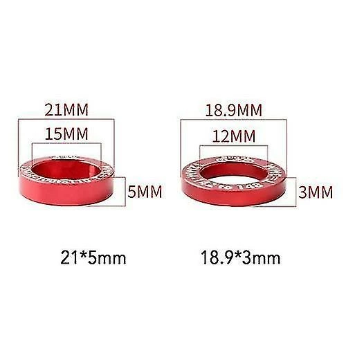 Potato Bicycle Bike Hub Conversion Spacers Front Rear Hub Conversion Spacers Accessory 2 Potato Bicycle Bike Hub Conversion Spacers Front Rear Hub Conversion Spacers Accessory - Image 2