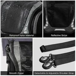 Potato Bicycle Bags Panniers Rainproof Bicycle Handlebar Bag With Rain Cover Bike Front Bag Motorcycle Handlebar Mount Holder Bag Bike Camera Bag -Bikes Shop 164580281 max