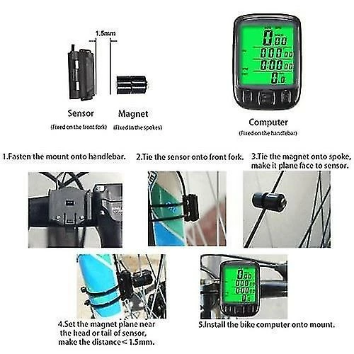 Potato Bicycle Bike Computers Speedometer Waterproof Wireless Cycle Computer Odometer With Lcd Display 5 Potato Bicycle Bike Computers Speedometer Waterproof Wireless Cycle Computer Odometer With Lcd Display - Image 5
