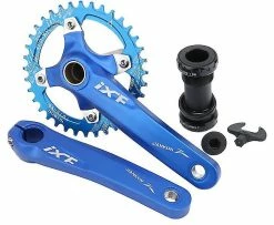 Unbranded Purple 34 Teeth Ixf Hollow Integrated Crankset 104bcd Mtb Bike 170mm Crank Set + Chainring + Bottom Bracket Zf0841 -Bikes Shop 169982030 max