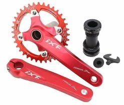 Unbranded Purple 34 Teeth Ixf Hollow Integrated Crankset 104bcd Mtb Bike 170mm Crank Set + Chainring + Bottom Bracket Zf0841 -Bikes Shop 169982043 max