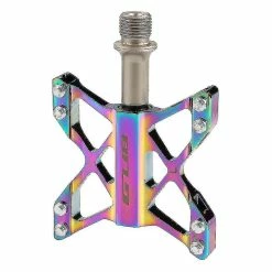 Unbranded Bike Pedals Pair Aluminum Alloy 3 Bearing Flat Platform Colorful Non-slip -Bikes Shop 189236724 max