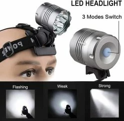 Dawnell Bicycle Lights Waterproof Mountain Bike Front Light Bicycle Light With 3 Mode Front Headlight Rechargeable Battery 9 Dawnell Bicycle Lights Waterproof Mountain Bike Front Light Bicycle Light With 3 Mode Front Headlight Rechargeable Battery -Bikes Shop 195793517 max