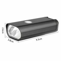 Bisbisous Bike Light, LED Bike Front Light, USB Rechargeable Waterproof Mountain Bike Light（black） -Bikes Shop 219267890 max