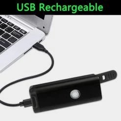 Bisbisous Bike Light, LED Bike Front Light, USB Rechargeable Waterproof Mountain Bike Light（black） -Bikes Shop 219267892 max