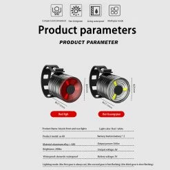 Manchalk Night Riding Bicycle Mountain Bike Led Headlight Tail Light Lamp Set -Bikes Shop 223191445 max