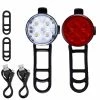 Manchalk Usb Charging Night Riding Bicycle Lights Mountain Bike Headlight Tail Light Set