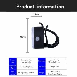 Sevenprin Cycling Running Lights Mountain Bike Mtb Usb Charging Headlight Tail Light Set -Bikes Shop 223978400 max