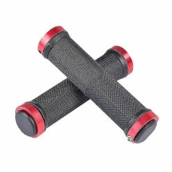 Boussac Bicycle Grips Mtb Bike Handbar Grips Rubber Non-slip Bilateral Lo