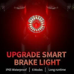 Unbranded Bicycle Tools Bicycle Flashlight Bike Rear Light Auto Brake Sensing Waterproof Led Chargings Cycling Taillight Saddle -Bikes Shop 243884945 max