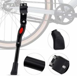 Unbranded Bicycle Kickstands, Adjustable Kickstand Aluminum Alloy Mtb Bike Stand With