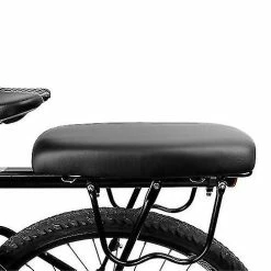 Unbranded Bicycle Back Seat Cycling Mtb Mountain Bicycle Pu Leather Soft Comfortable Cushion Bike Rear -Bikes Shop 249742855 max