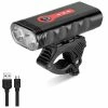 Unbranded Bike Light, Usb Rechargeable Bicycle Lights Headlamp Front Lamp, 2400 Lumen