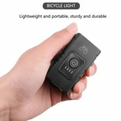 Unbranded Alloy Bike Front Light 6-mode Lamp 500/1000lm Super Bright Light Safety Gear - 1xt6 Bead, 6.5x2.3cm