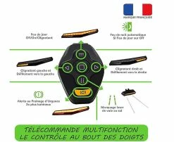 Unbranded Wireless Remote Control Light For Bike, Mountain Bike With Rear Red Light, Emergency Brake Alert, Turn Signals, Laser Lane Marking, Usb Rechargeable B -Bikes Shop 278566537 max