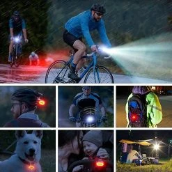 Hono Bike Light Set Rechargeable Rainproof Super Bright Bicycle Lights Night Riding -Bikes Shop 280030043 max
