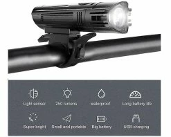 Unbranded Bike Light Set, Usb Rechargeable Waterproof Runtime 8+ Hours 2000 Lumen Super Bright Headlight Front Lights, 4 Light Mode Fits All Bicycles, Mountain, -Bikes Shop 286137188 max