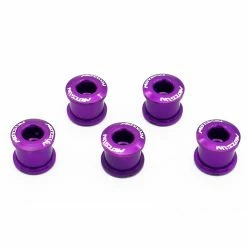 Unbranded 5pcs/set 4.9mm/6.5mm Bicycle Chainwheel Screw Thread Anti-corrosion Aluminum Alloy Mountain Bike Colorful Chainring Bolts For Cycling
