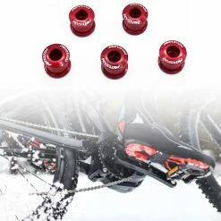 Unbranded 5pcs/set 4.9mm/6.5mm Bicycle Chainwheel Screw Thread Anti-corrosion Aluminum Alloy Mountain Bike Colorful Chainring Bolts For Cycling -Bikes Shop 286154859 max