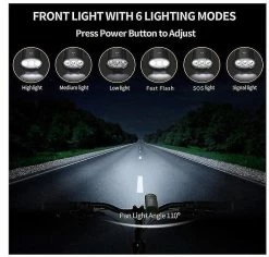 Mssugar Bike Light, Super Bright Usb Rechargeable Bicycle Headlight Ip65 Waterproof Headlight Front Lights Fits All Bicycles, Mountain Bike, Road Bike(black) -Bikes Shop 288040850 max