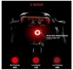 Mssugar Rear Bike Light Smart Bike Tail Light Back Light Bike Flashlight Rechargeable With Brake Sensing Waterproof Rear Bike Light Smart Led Bicycle Flashlig -Bikes Shop 288041910 max