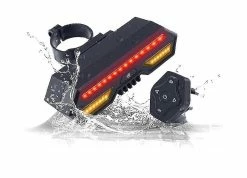 Mssugar Bicycle Tail Light With Turn Signal-wireless Remote Control Waterproof Bicycle Tail Light-usb Rechargeable Mountain Bike Tail Light Bicycle Warning Li