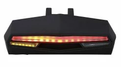 Mssugar Bike Rear Light,bicycle Rear Light Remote Control Usb Rechargeable Led Flashing 2 Colors And 5 Modes Wireless Red Light Ipx4 Waterproof(black)