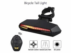 Mssugar Bike Rear Light,bicycle Rear Light Remote Control Usb Rechargeable Led Flashing 2 Colors And 5 Modes Wireless Red Light Ipx4 Waterproof(black) -Bikes Shop 288042204 max