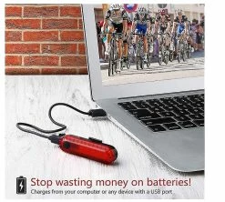 Mssugar Bike Taillight 2 Pack, Usb Rechargeable Rear Bicycle Lights, 4 Light Modes, Easy To Install, Waterproof Cycling Safety Flashlight(red) -Bikes Shop 288042513 max