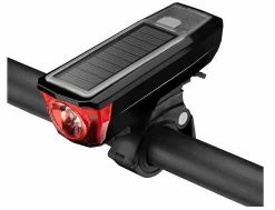 Mssugar Bike Lights, Bicycle Headlight Usb Rechargeable With Horn Accessories, Waterproof Bicycle Light,mountain Bike Light, Easy To Mount For All Bikes(black