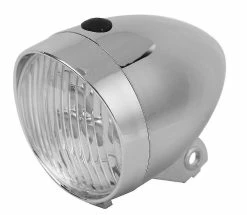 Mssugar 3led Vintage Bike Front Light Lamp Bicycle Headlight Cycling Accessory For Fixed Gear Silver Vintage Bicycle Front Light(white) -Bikes Shop 288044452 max