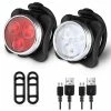 Unbranded Bike Light Set, Usb Rechargeable Led Headlight And Taillight, Brigh...
