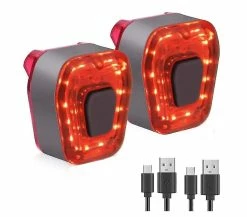 Cycling Youth Bike Tail Light, Usb Rechargeable Rear Bike Light Super Bright Cycling Light Waterproof 5 Light Modes Night Safety Warning Back Light For Mountain Cyc