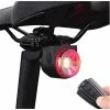Cycling Youth Bike Alarm Tail Light With Smart Brake Sensing, Anti Theft Bicycle Alarm Rear Light With Remote, Usb Rechargeable Ultra Bright Back Bike Lights, Water