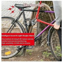 Cycling Youth Bike Alarm Tail Light With Smart Brake Sensing, Anti Theft Bicycle Alarm Rear Light With Remote, Usb Rechargeable Ultra Bright Back Bike Lights, Water -Bikes Shop 289436997 max