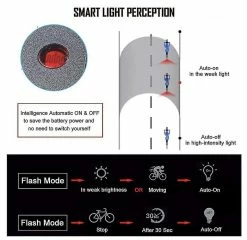 Cycling Youth Bike Alarm Tail Light With Smart Brake Sensing, Anti Theft Bicycle Alarm Rear Light With Remote, Usb Rechargeable Ultra Bright Back Bike Lights, Water -Bikes Shop 289437179 max