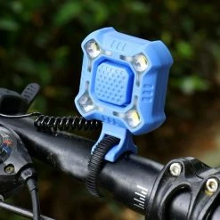 Sevenprin 140 Db Bicycle Bell Loud Alarm 4 Lamp Cycling Light Bike Electric Horn Usb Charging -Bikes Shop 296149785 max