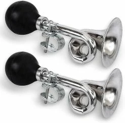 Unbranded Bike Bugle Horn,bicycle Bell,universal,fit For 22.2mm Handlebar,2 Pack